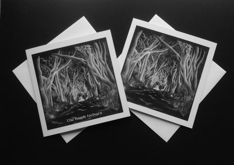 The Dark Hedges Greeting Card