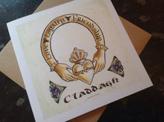 Claddagh Ring Greeting Card