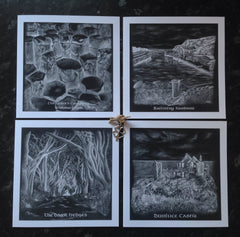Irish Greeting Card Gift Pack of Four North Coast and Glens or Belfast images.