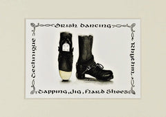 Irish Dancing Tapping Jig Hard Shoes Print
